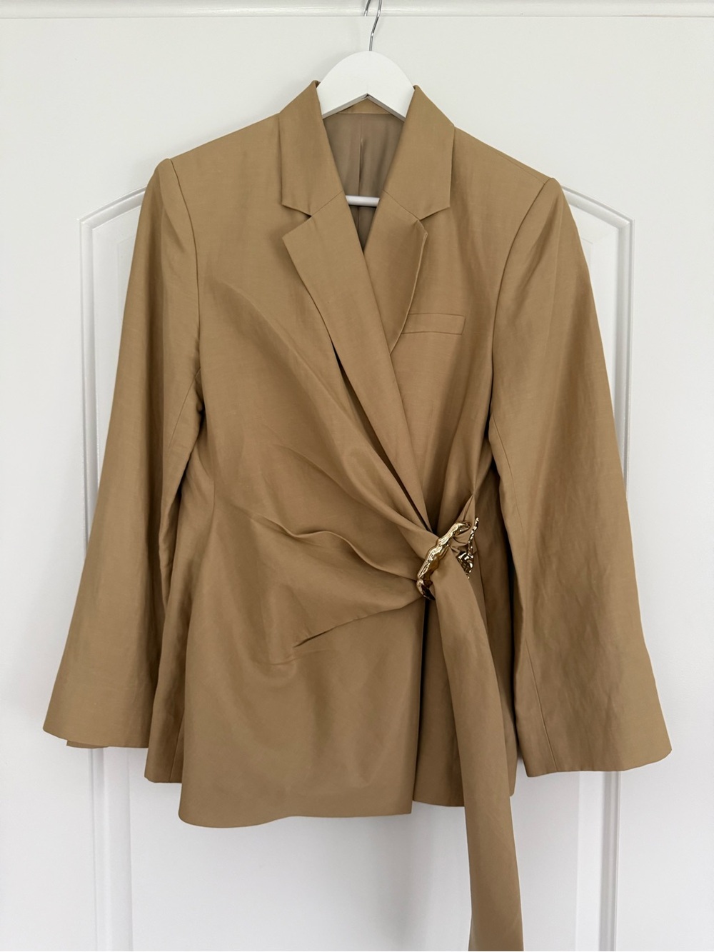 & Other Stories Gold-Buckle Blazer /Size 6